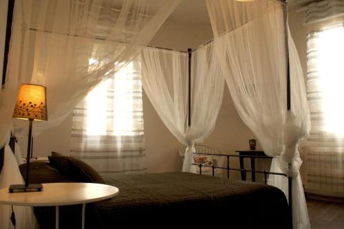 卡薩博洛尼亞住宿加早餐旅館房間的床