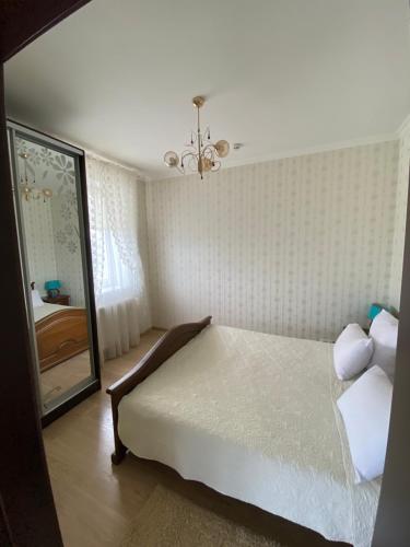 Katil atau katil-katil dalam bilik di Motel