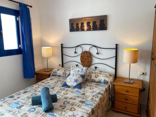 Ένα ή περισσότερα κρεβάτια σε δωμάτιο στο CASA LOS JUANES