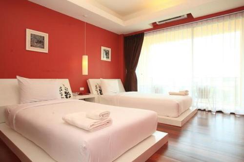 Katil atau katil-katil dalam bilik di Keeree Ele Resort