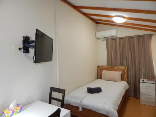 TV o dispositivi per l'intrattenimento presso Parkline Apartments Perth