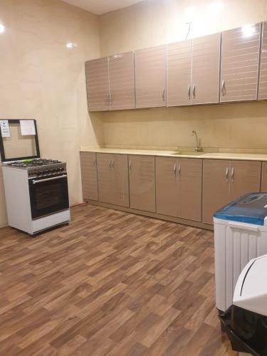 Köök või kööginurk majutusasutuses شقق وادي الريف المخدومة بأضم