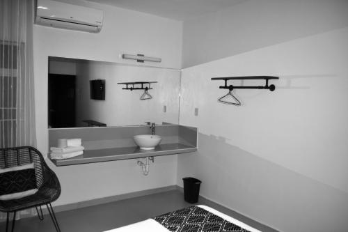 Koupelna v ubytování Hotel Puerta Del Sol