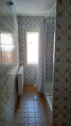 Koupelna v ubytování Haus Leng