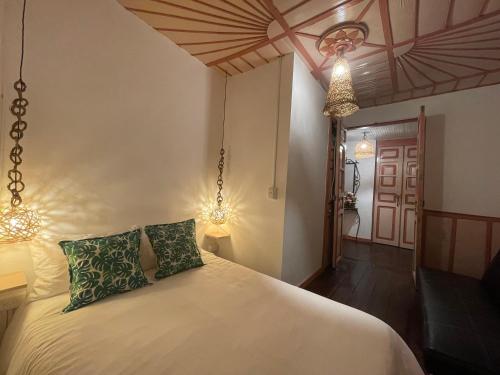 Voodi või voodid majutusasutuse Mahalo Hostel toas