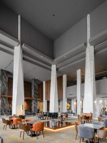 Ruang duduk di Dusit Thani LakeView Cairo
