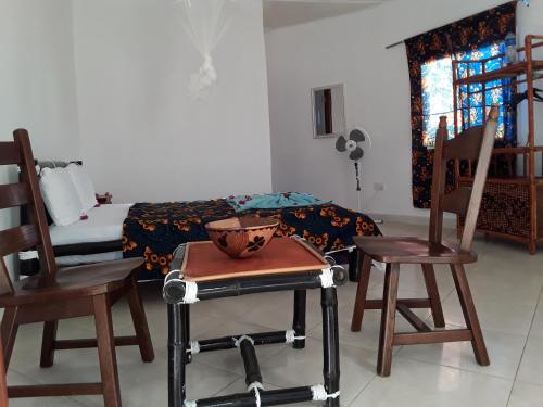 Posezení v ubytování Kinkiliba Beach Lodge