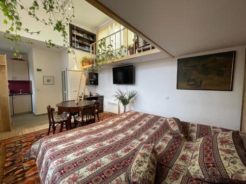 TV a/nebo společenská místnost v ubytování Armine's B&B