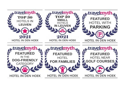 Certifikát, hodnocení, plakát nebo jiný dokument vystavený v ubytování Hotel In Den Hoek