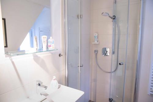 Kúpeľňa v ubytovaní Bergische Ferienwohnung