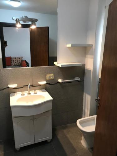 Baðherbergi á Duplex Parque