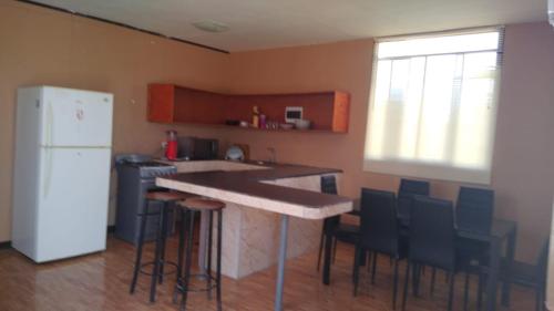 Köök või kööginurk majutusasutuses Cabana con Vista al Mar