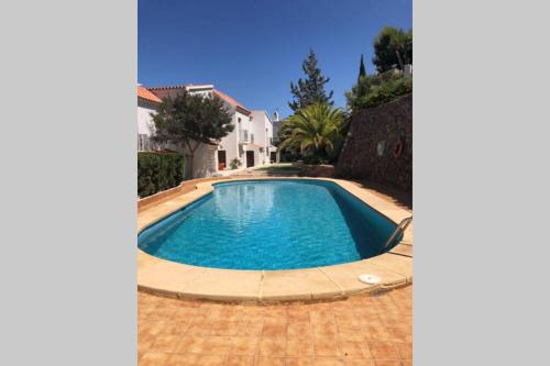 Bazén v ubytování CasaMarga San José Precioso apartamento con piscina y vistas al mar nebo v jeho okolí