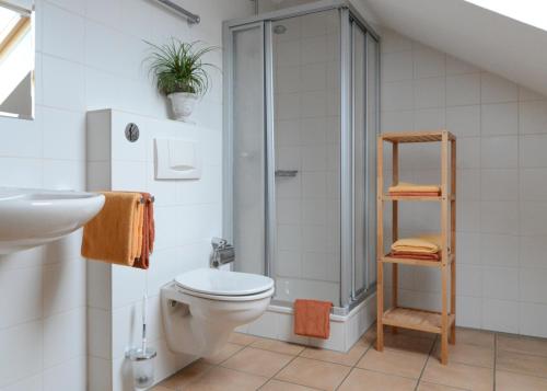 Bilik mandi di Gästehaus Simonis