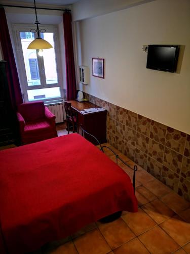 TV a/nebo společenská místnost v ubytování Vecchia Roma Resort