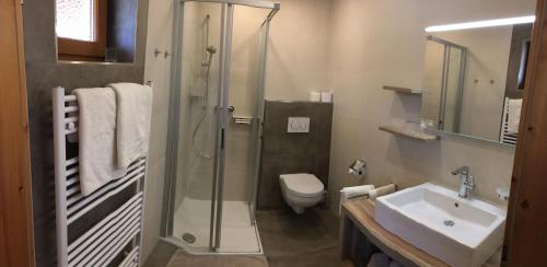 Koupelna v ubytování Weingut- Gästezimmer Marko