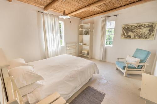 Ліжко або ліжка в номері Klein Nektar Cottage