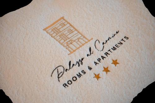a envelope with a picture of the eiffel tower at Palazzo al Carmine in Monreale