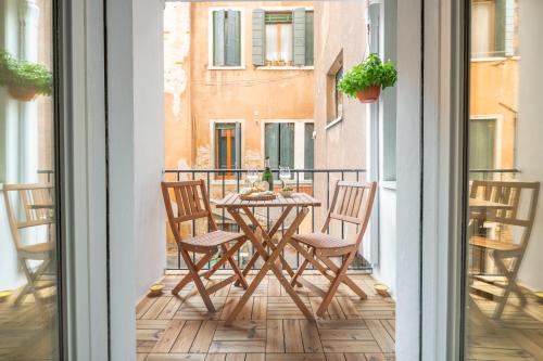 Svalir eða verönd á Ca del Mar Venice Luxury Apartments