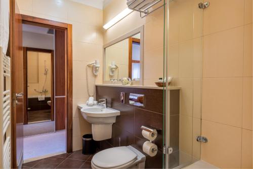 Kúpeľňa v ubytovaní Hotel Plaža