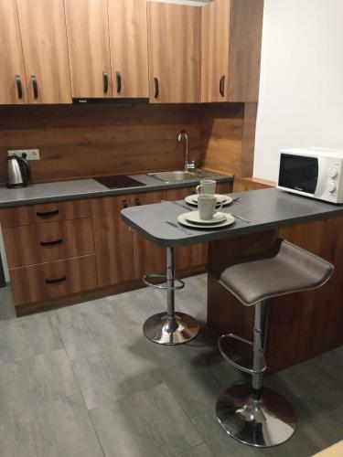 Dapur atau dapur kecil di Apartment Yes 41