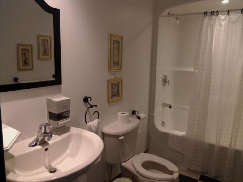 A bathroom at Little Hawk Resort & Marina