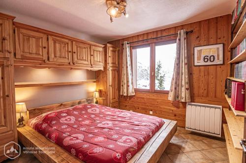 Ένα ή περισσότερα κρεβάτια σε δωμάτιο στο La Soldanelle