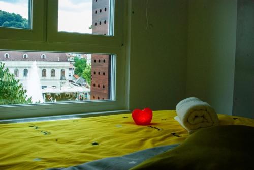 Apartman Amorにあるベッド
