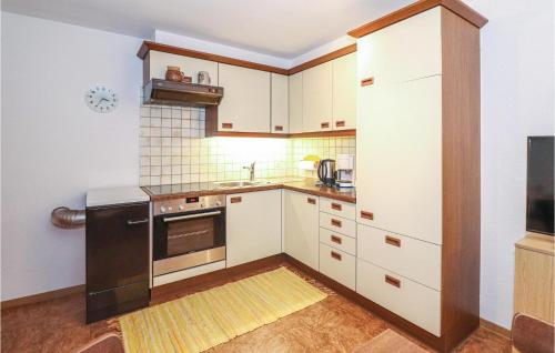 Kuchyň nebo kuchyňský kout v ubytování Ferienwohnung In Ruhiger Lage