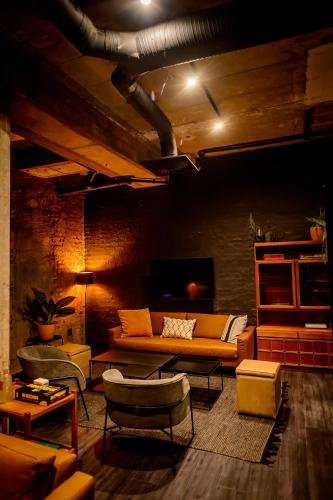 Zona de estar de Blackbrick Sandton One