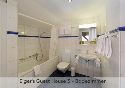Koupelna v ubytování Aparthotel Eiger *** - Grindelwald