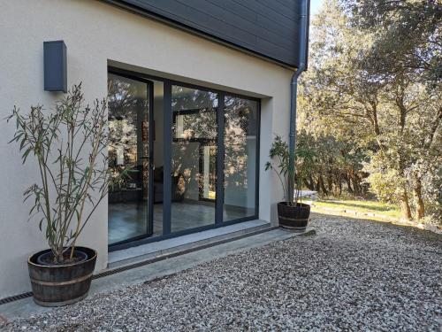Zahrada ubytování Gîte moderne en Drôme
