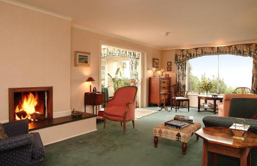 A seating area at Shallowdale House 