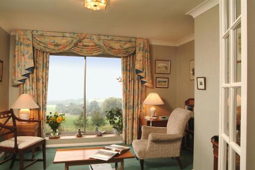 A seating area at Shallowdale House 