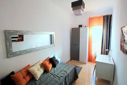 Postel nebo postele na pokoji v ubytování Apartament Center Plaza de Toros