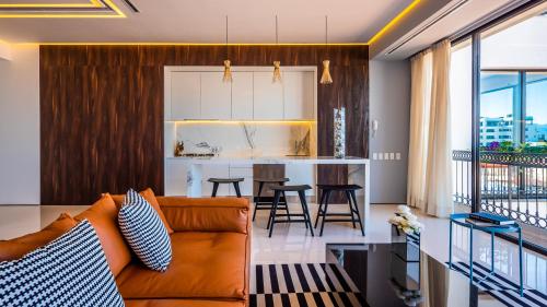 Posezení v ubytování PIER 57 - 306 Ocean View 2 BR Romantic Zone