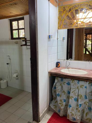 Ένα μπάνιο στο Chalé Morro Branco