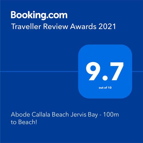 Sijil, anugerah, tanda atau dokumen lain yang dipamerkan di Abode Callala Beach Jervis Bay - 100m to Beach!