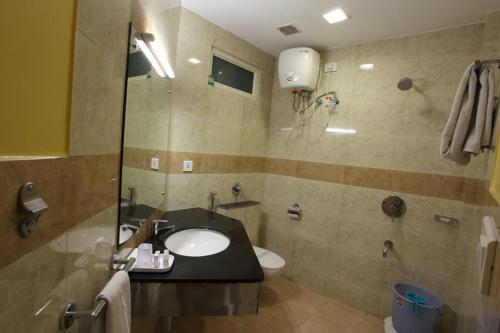 Koupelna v ubytování Hotel Dayal