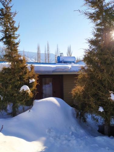 Гостевой дом Chimgan Apple Garden v zimě