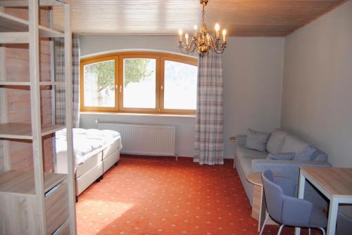 Postel nebo postele na pokoji v ubytování Hotel Speiereck