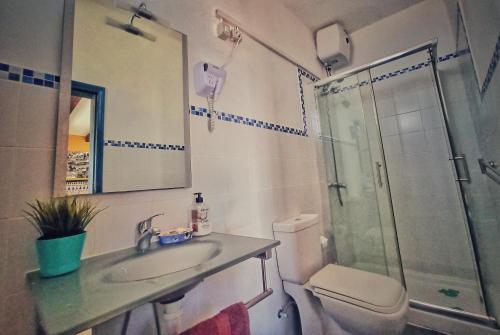 Koupelna v ubytování Casita de la Playa, La Aldea de San Nicolás