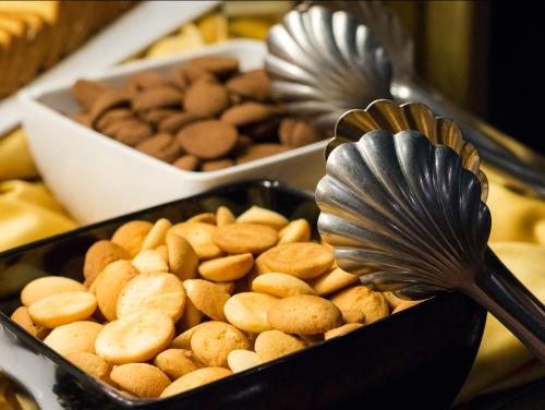 Food at or somewhere near the hotel 