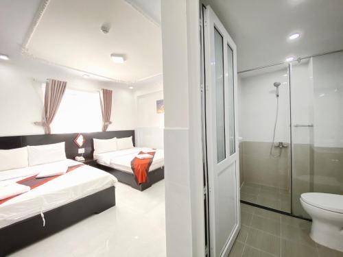 Phòng tắm tại BH Residence Inn Hotel & Apartment