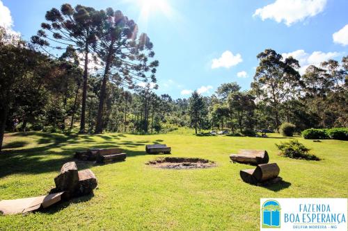Jardín al aire libre en Hotel Fazenda Boa Esperança