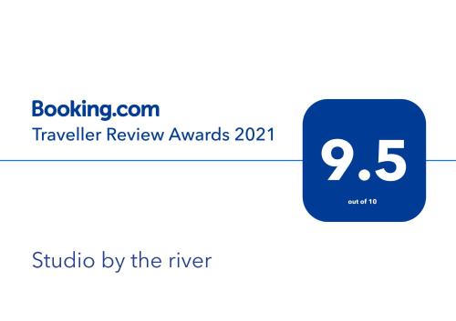 Certifikát, hodnocení, plakát nebo jiný dokument vystavený v ubytování Studio by the river