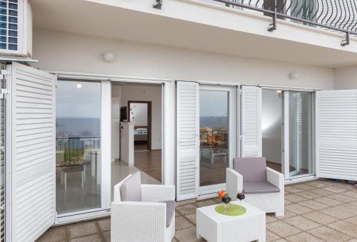 Balkón alebo terasa v ubytovaní Apartment Manuela