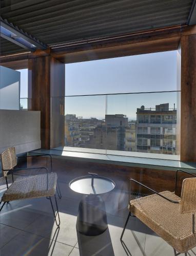 Balkón nebo terasa v ubytování ONOMA Hotel