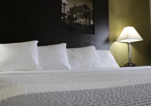 Super 8 by Wyndham La Crosseにあるベッド