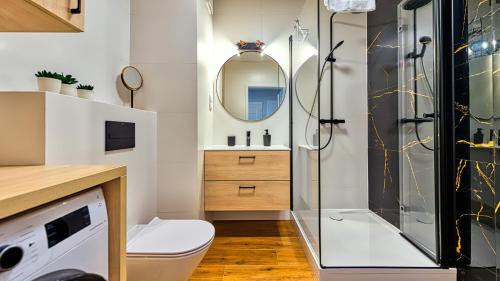 Koupelna v ubytování Apartament Pod Stogiem Izerskim - 5D Apartamenty